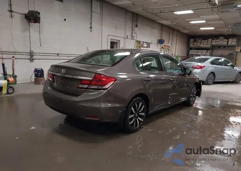 2015 Honda Civic Ex-L из США, поврежденный, VIN 2HGFB2F92FH519353